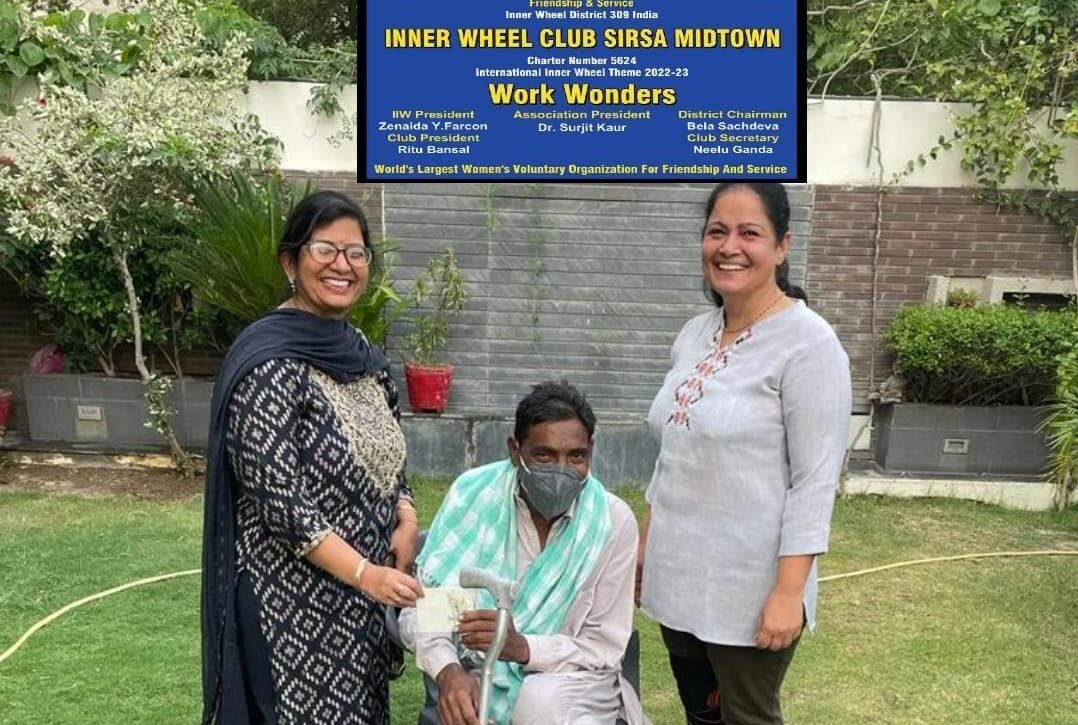 Bela Sachdev District Chairman Inner Wheel District 309 Shared her ...